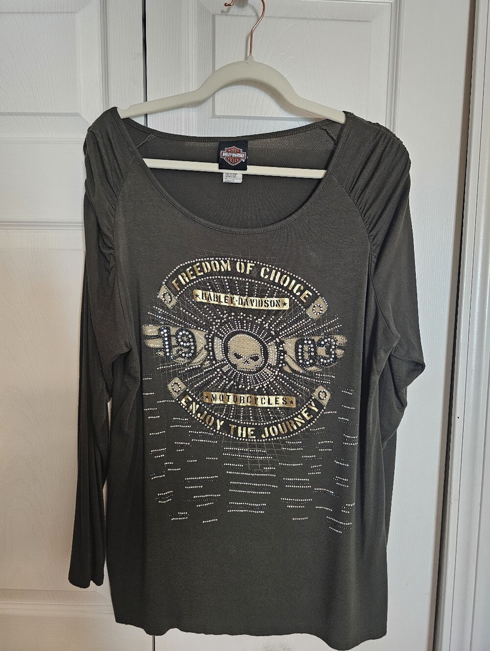 Harley Davidson Womens Plus Sz Shirt Sz 2x